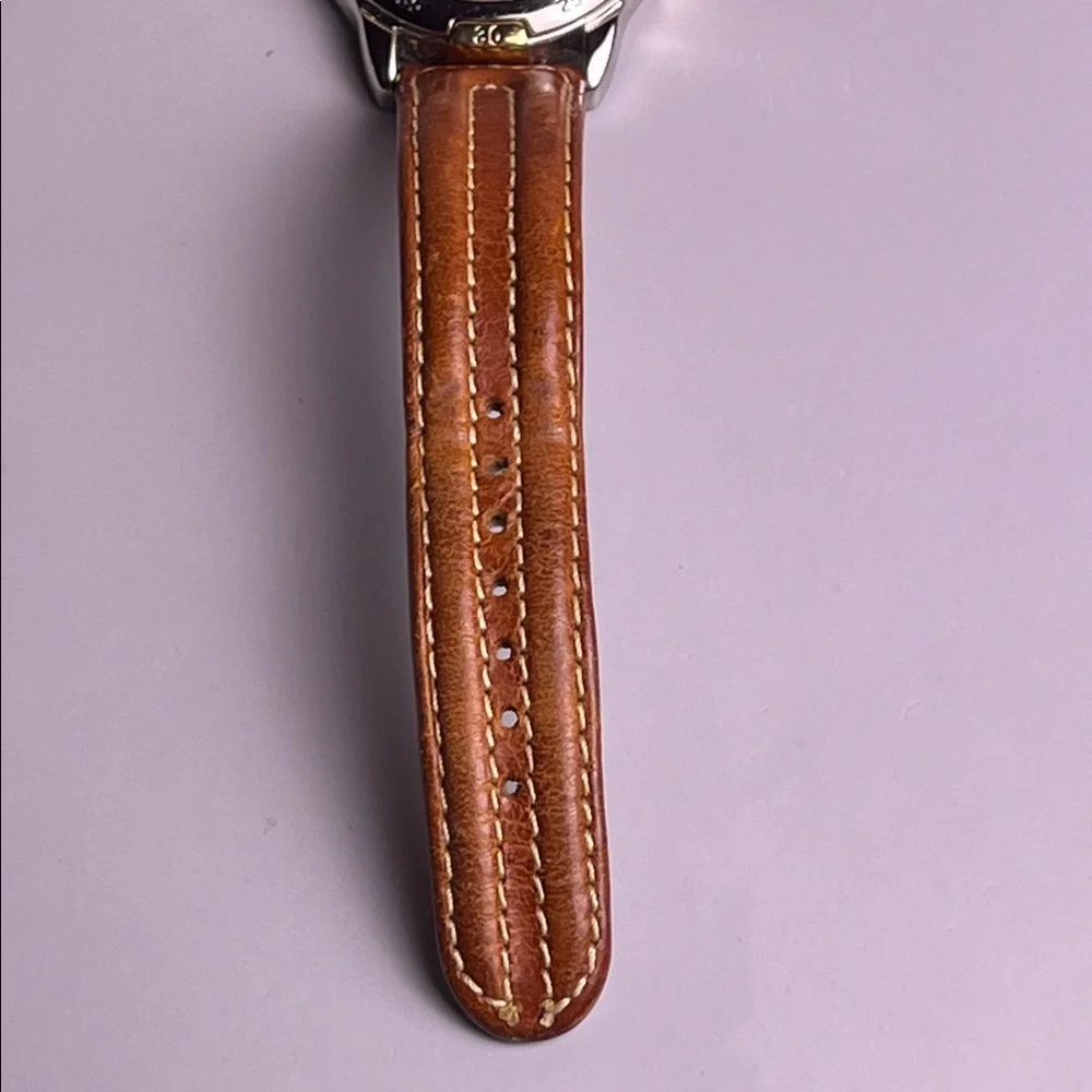 Freestyle Men's Watch Brown Leather White Dial - not tested